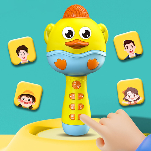 Micrófono De Karaoke Para Niños, Juguete Recargable,