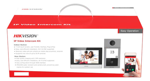 Kit Video Portero Ip Full Hd Hikvision Ds-kis604 App Gratis