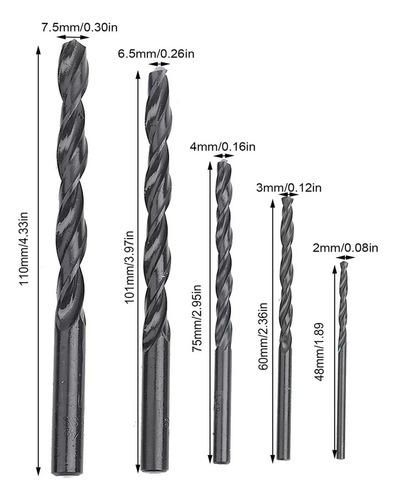 Juego 11 Brocas Extractoras Tornillos