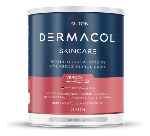 Dermacol® Skincare Colágeno Verisol® Em Pó 330g Lauton Sabor Neutro