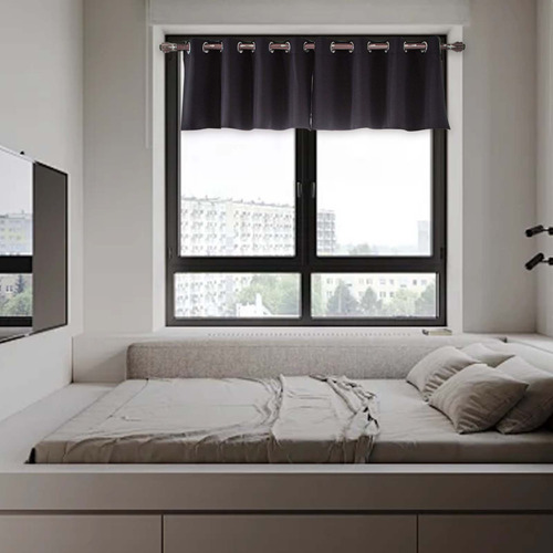Cortinas Cortas Con Función De Bloqueo De Luz