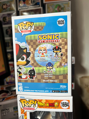 Funko Pop! Games Sonic Hedgehog Shadow With Dark Chao #1035