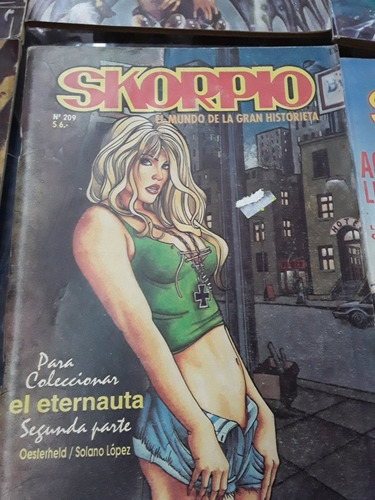 Revistas De Coleccion Antiguas Skorpio Eternauta Lote X 11 (Usado)