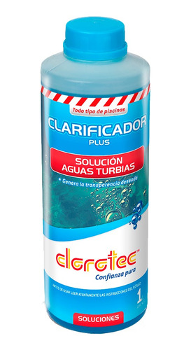 Clarificador Plus X 1 Lt Clorotec-decantador Limpieza Pileta