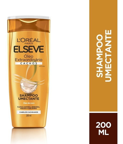 Shampoo L'oréal Elseve Óleo Extraordinário Cachos 200ml