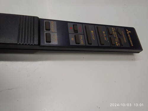 Controle Remoto Mitsubishi Vhs Hs 338m Original (Usado)