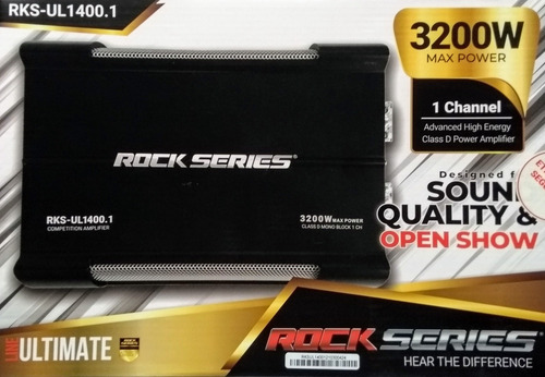 Imagen 1 de 10 de Amplificador Clase D.. 1400watts Rms 1 Ohms. Rks-ul1400.1.