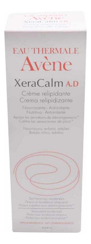 Crema Relipidizante Avene Xeracalm Ad Pieles Secas Con Tendencia Atópica 400ml