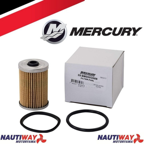 Filtro Combustível Mercruiser Mercury 8m0093688 Envio Hoje!