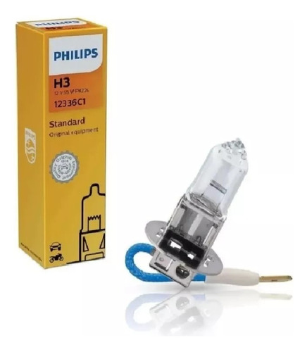 Lâmpada Automotiva H3 12v Original Philips