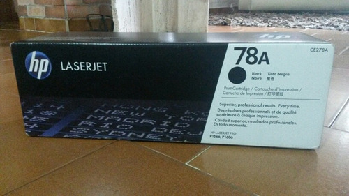 Thonner Hp 78a (laserjetr) Black Original Ce278a (Usado)