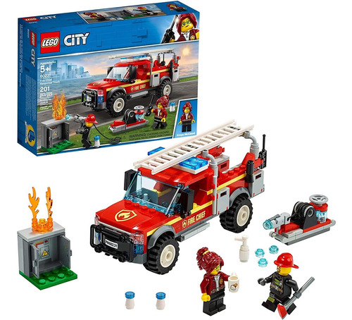 Kit De Construcción Lego City Fire Chief Response Truck 6023