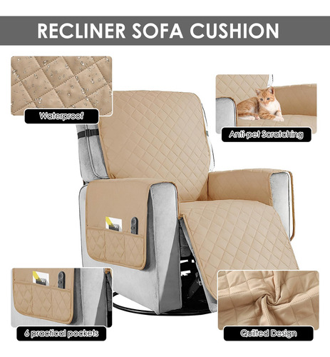 Funda Reclinable Funda Impermeable Para Sillón Reclinable