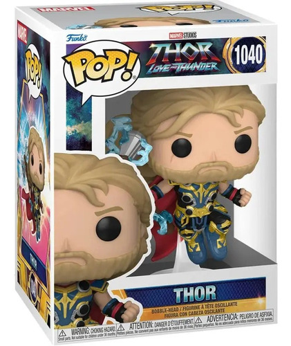 Funko Pop Thor #1040 Marvel Thor Love And Thunder (Usado)