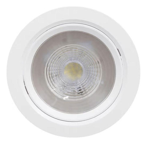 Spot Embutir Redondo Led 3w 3000k Branco Quente Biv. Galaxy