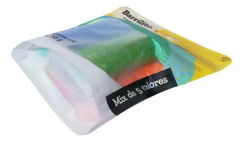 Foamy Moldeable Granulado Barrilito Mix De 5 Colores, 50 Gr Color Mix de 5 colores