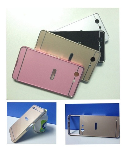 Capa Bumper Case Xperia Z3 Mine Compact Alumínio Com Fundo