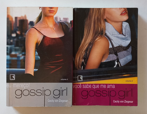 Livros Gossip Girl Volumes 2 E 4 - Cecily Von Ziegesar (Usado)