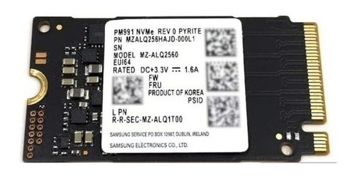 Disco Nvme 2242 Notebook Samsung ( 128gb Ssd ) Pull New