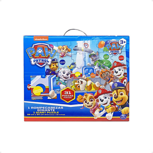 Puzzle Rompecabezas 31 Piezas Paw Patrol Infantil Original