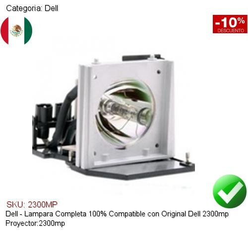 Lampara Compatible Proyector Dell 2300mp 2300mp