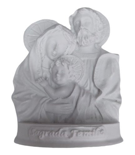 Sagrada Família Pedestal Resina Lembrancinha 15 Peça 9x6,5cm