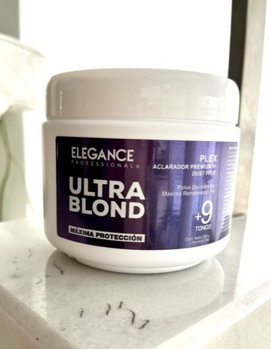 Polvo Decolorante Ultra Blond Plex Elegance 250 Gr.