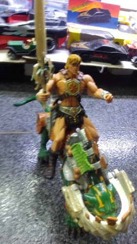 Figura Heman Con Batlecat 200x Y Espada Originales (Usado)