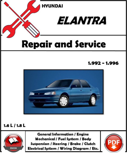 Manual Taller Hyundai Elantra 1992-1996