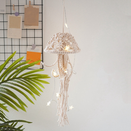 Mxg-jj Colector De Macramé P3boho, Adorno Tejido A Mano Con