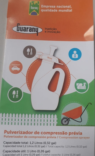 Pulverizador De Compressão 1,2 Litro