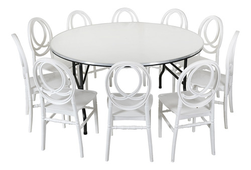 Tablón Plegable + 10 Silla Eventos Alquiladora Restaurantes 