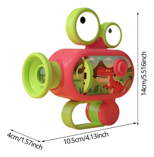 Proyector De Linterna Juguete Lindo Regalo Para Niños Rojo