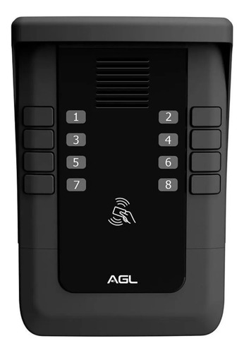Kit Interfone Coletivo S500-8 Com 8 Interfone P100 16 Tags