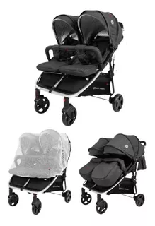 Coche Cuna Mellicero O Gemelar Babyhappy Doble Bandeja Nuevo