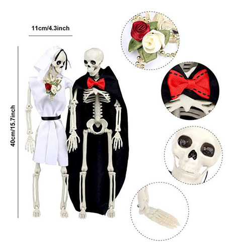 / Decoración De Halloween For Colgar Calaveras De Novios Y