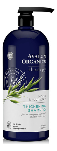 Avalon Organics Thickening Biotin B-complex Shampoo, 32 Fl O