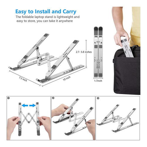 De Base Soporte Para Laptop Tableta Portátil Ajustable