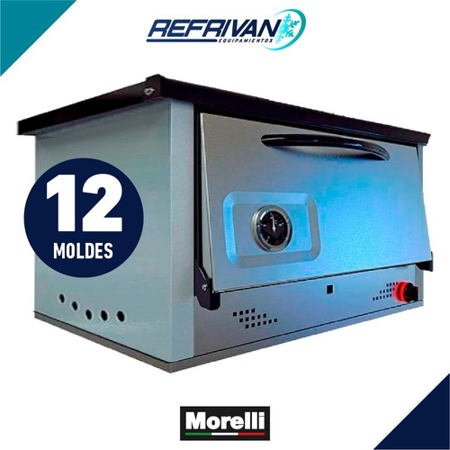 Horno Pizzero Okashi Morelli 12 Moldes + Ahora 18 Env S/c