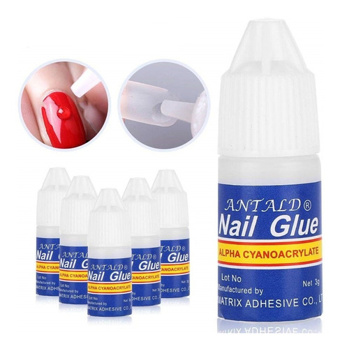 Pegamento De Uñas Nail Glue Tips Esculpidas