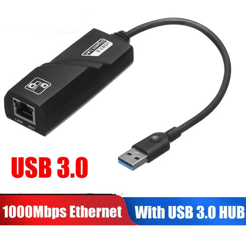 Adaptador Usb 3.0 A Rj45 Lan Ethernet Windows Internet 