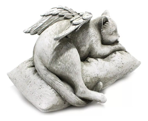 Colección De Estatuas De Perros Y Gatos Garden Angel, Resina