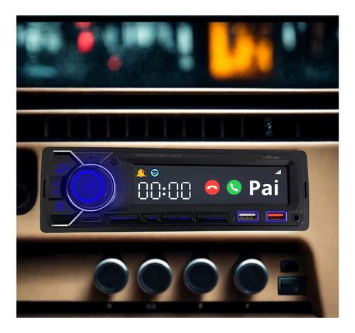 Radio Mp3 Android Automotivo Bluetooth Para Carro Fm Usb Bt