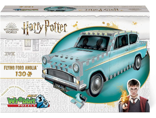 Wrebbit 3d Harry Potter Volando Ford Anglia 3d Jigsaw