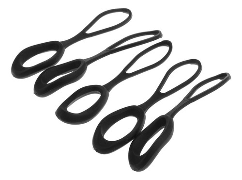 2x 5pcs / Set De Resistencia Sin Cremallera Tirador De