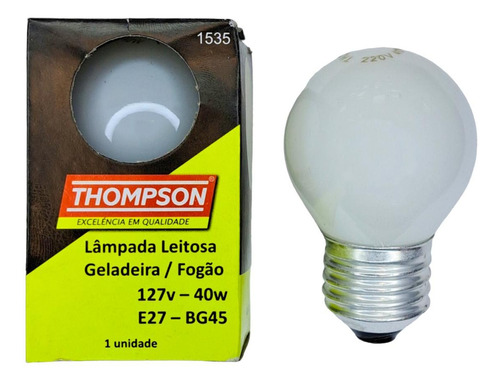 Lampada Para Geladeira/fogao/lustre Thompson 40wx127v. Leito