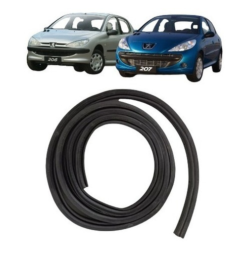 Borracha De Vedação Capo Peugeot 206 E  207 Todos
