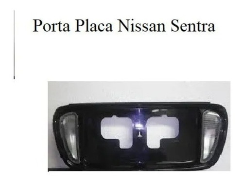 Porta Placa Nissan Sentra