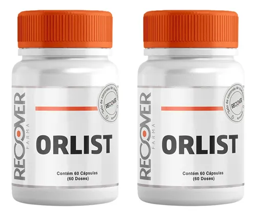 comprar 2x Orlists 120mg 60 Cápsulas Cada Pote By Recover Farma Sabor Natural
