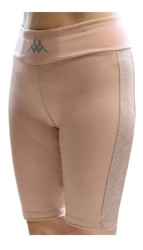 Imagen 2 de 6 de Calza Mujer Biker Kappa Emma Legging Fit Running - Salas -